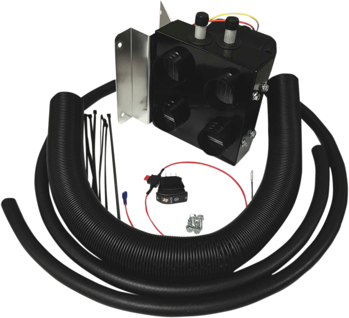 MOOSE OFFROAD Polaris Z4115 12V UTV Cab Heater Kit with Universal Radiator Hoses - Kelly Motorsports