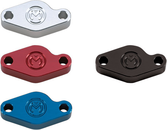 Moose Offroad Polished E-Brake Block-Off Plate - Part No. BL-BP6061P - Kelly Motorsports
