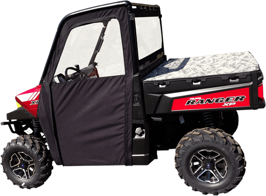 Moose Offroad PR900SE-11 Side Enclosure for Polaris Ranger 2013-2019, Black - Kelly Motorsports
