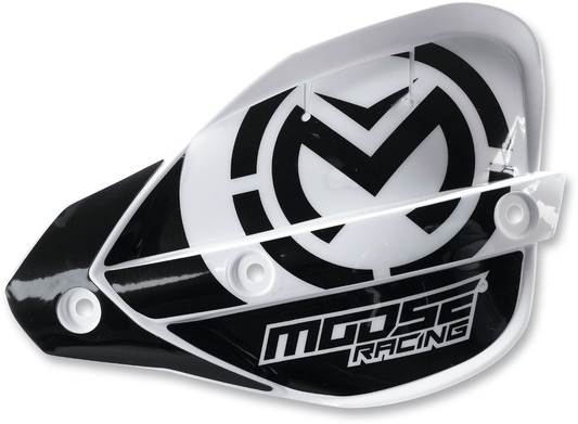 Moose Offroad Probend Handguards - White (Part Number 0635-1455) - Kelly Motorsports