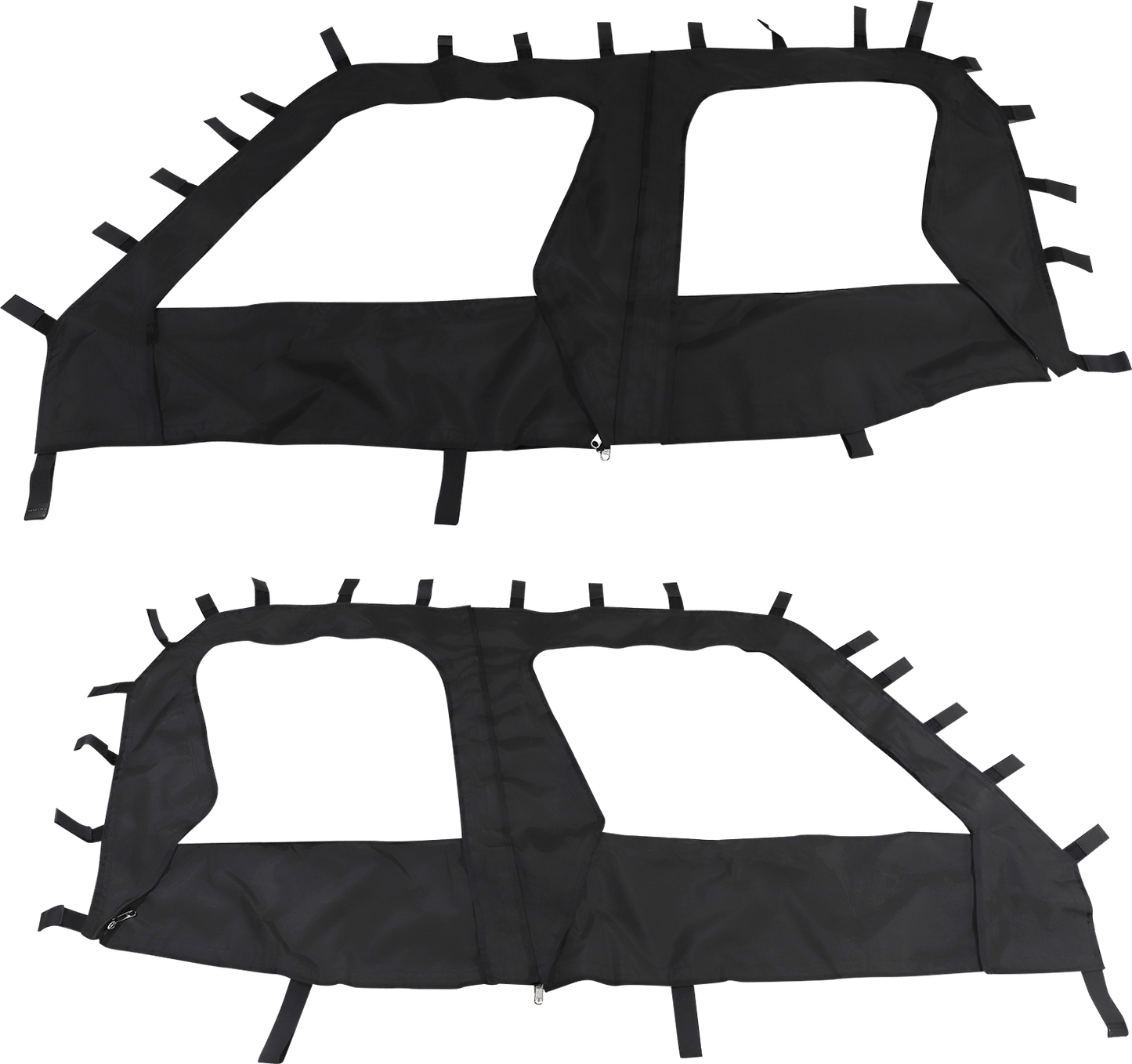 Moose Offroad PROFXTSE-11 Kawasaki Mule Side Enclosure - Black - Kelly Motorsports