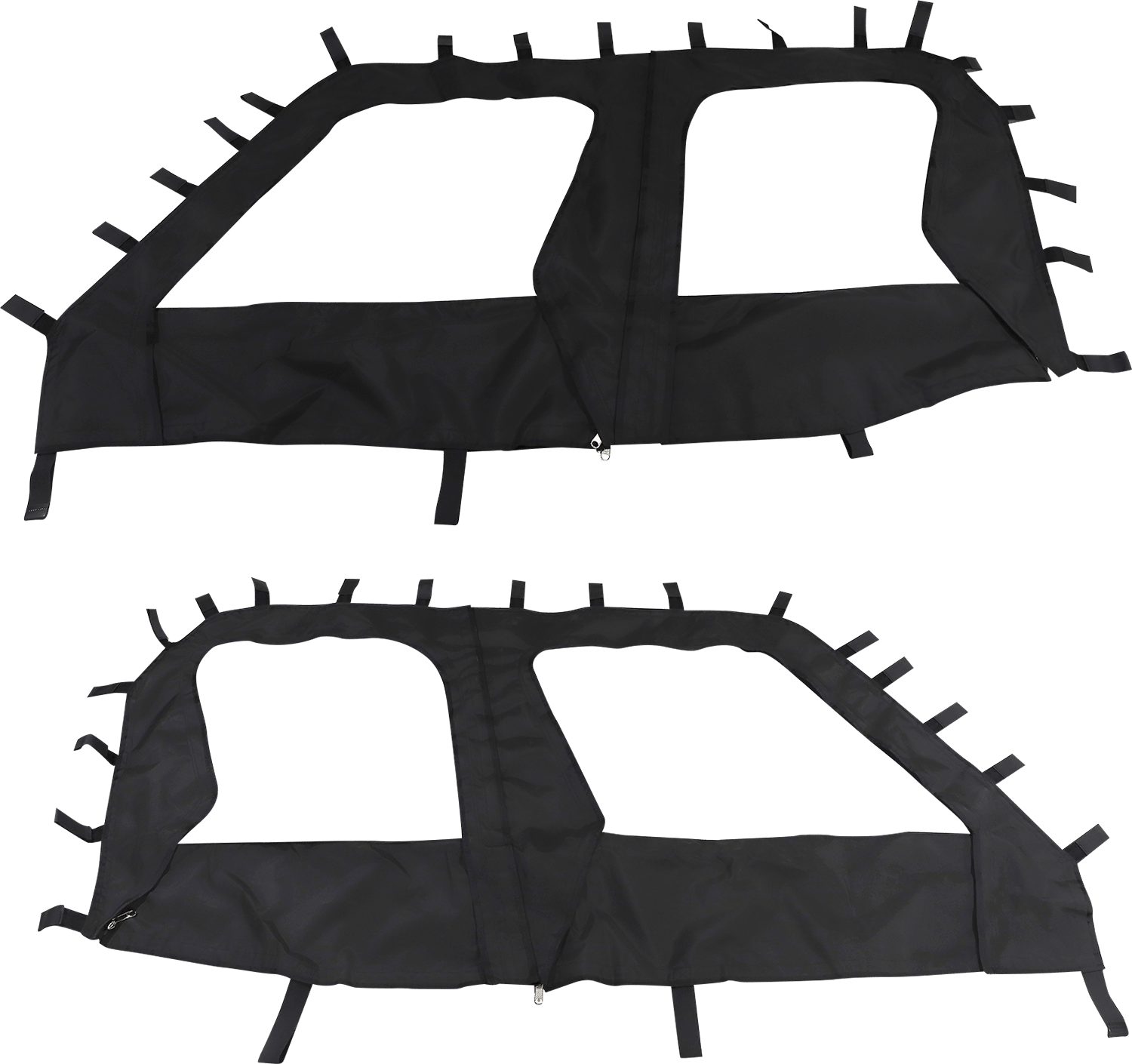 Moose Offroad PROFXTSE-11 Kawasaki Mule Side Enclosure - Black - Kelly Motorsports