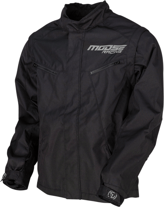 Moose Offroad Qualifier™ 3XL Jacket - Black with Wind and Water Resistant Shell - Kelly Motorsports