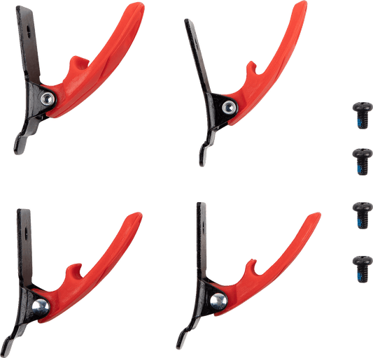 MOOSE OFFROAD Qualifier Boot Buckle Kit - Red, Part Number 3430-1008 - Kelly Motorsports