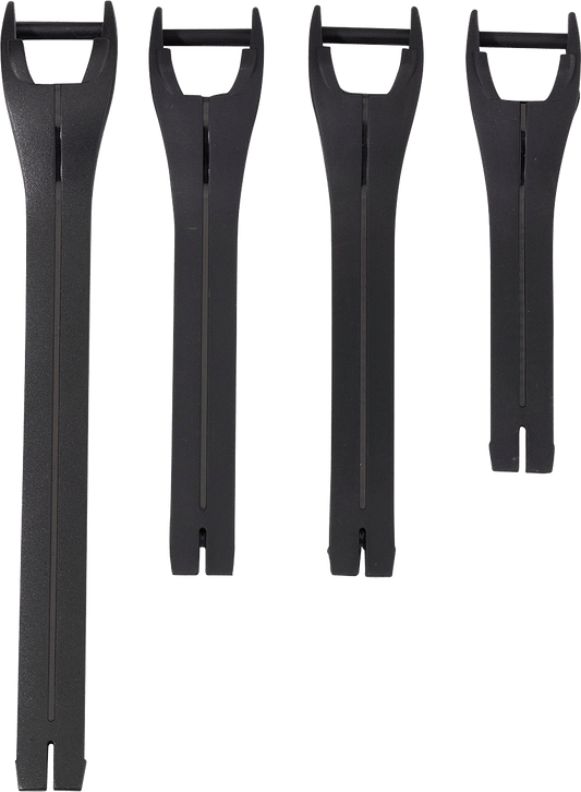 MOOSE OFFROAD Qualifier Boot Strap Kit - Black, Size 10-15 (Part Number 3430-1016) - Kelly Motorsports