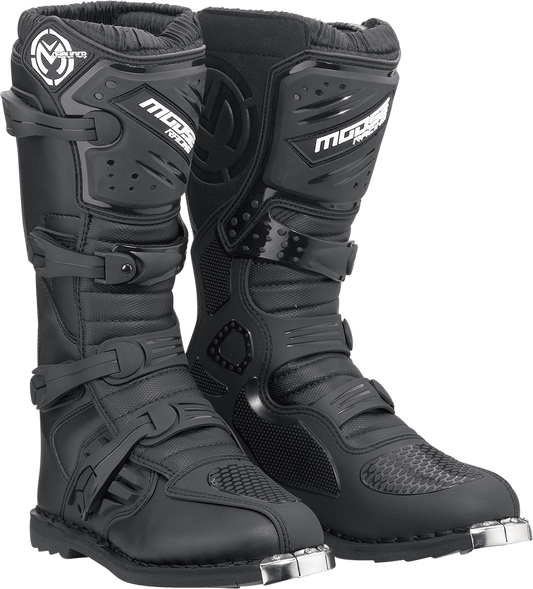 MOOSE OFFROAD Qualifier Boots Size 7 - Black, Model 3410-2581 - Kelly Motorsports