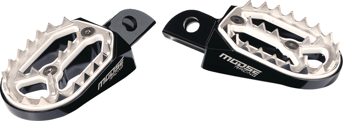 MOOSE OFFROAD Qualifier Foot Pegs for Suzuki DR P17-34B2B - Kelly Motorsports