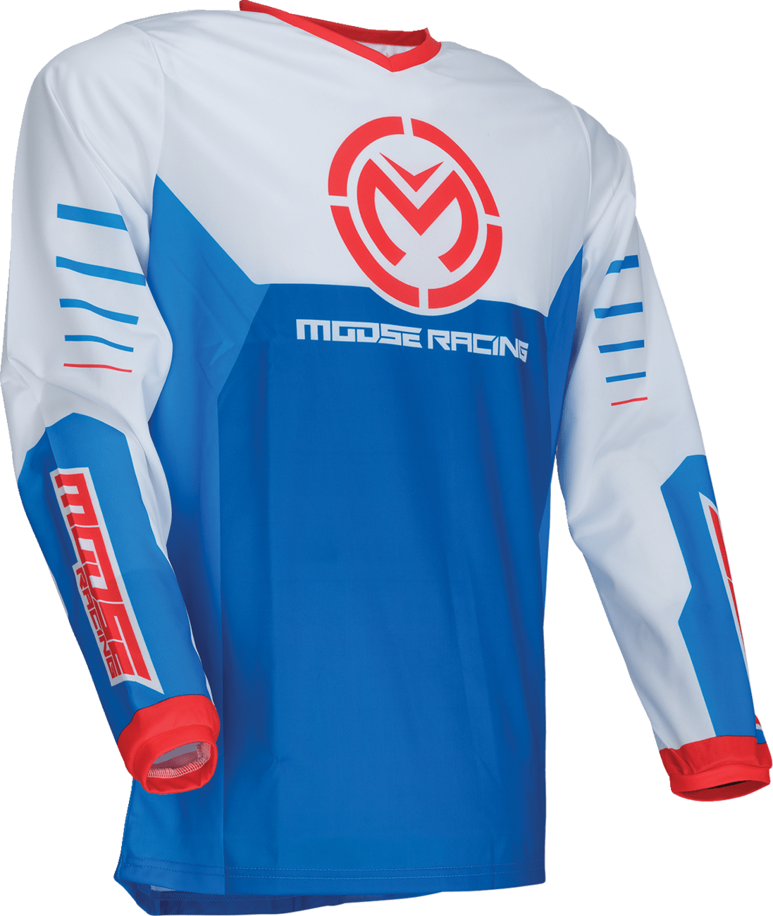 Moose Offroad Qualifier® Jersey XL by Moose Offroad - Red, White & Blue, Part No. 2910-8178 - Kelly Motorsports