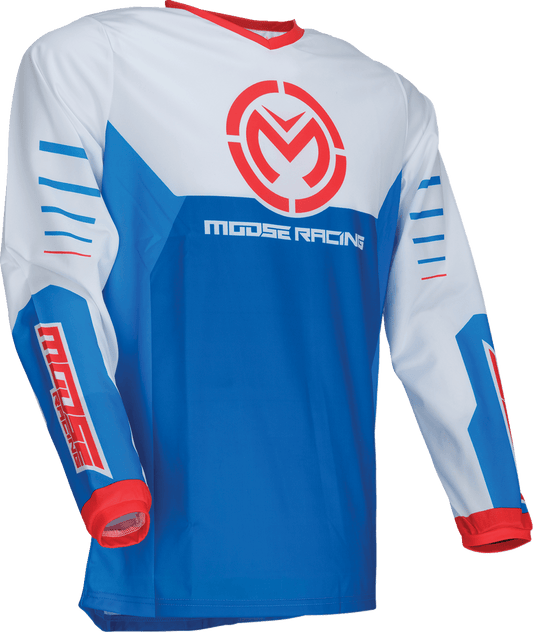Moose Offroad Qualifier® Jersey XL by Moose Offroad - Red, White & Blue, Part No. 2910-8178 - Kelly Motorsports
