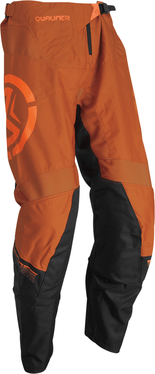MOOSE OFFROAD Qualifier® Pants - Orange/Gray US 28 | Durable Offroad Riding Gear - Kelly Motorsports