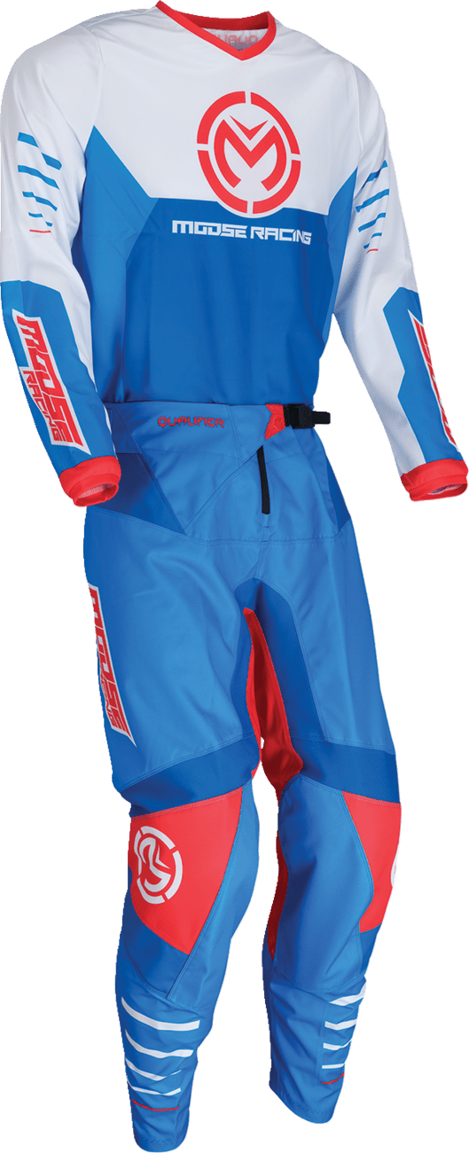 Moose Offroad Qualifier® Pants - Red/White/Blue, US 30 (Part No. 2901-11809) - Kelly Motorsports