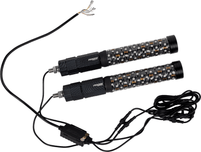 MOOSE OFFROAD Quick Release Whip - 1 Foot Pair PQR-CHSBTR1.8-112-PU - Kelly Motorsports