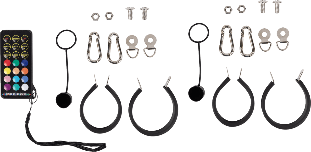 MOOSE OFFROAD Quick Release Whip - 1 Foot Pair PQR-CHSBTR1.8-112-PU - Kelly Motorsports