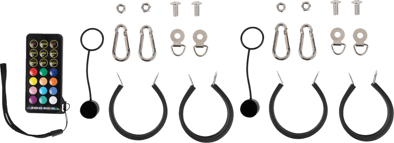 MOOSE OFFROAD Quick Release Whip - 4 ft Pair PQR-CHSBTR1.8-142-PU - Kelly Motorsports