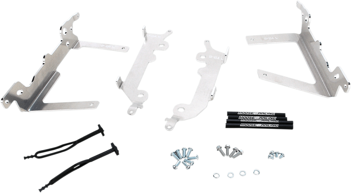 Moose Offroad Radiator Braces for Husaberg, Husqvarna, and KTM - Part No. 11-114 - Kelly Motorsports