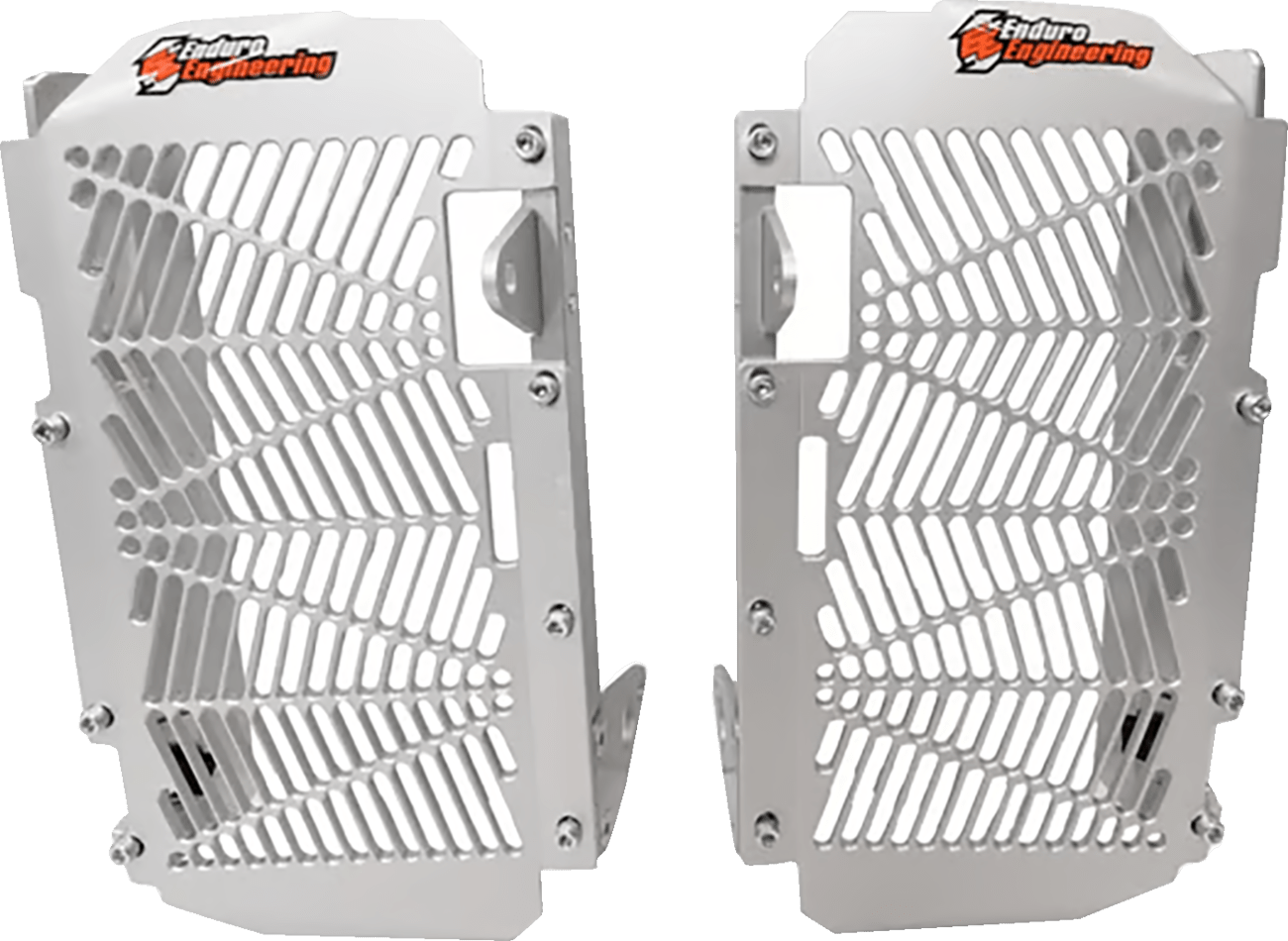 MOOSE OFFROAD Radiator Braces for Yamaha 11-5023 – Silver Aluminum Support System - Kelly Motorsports