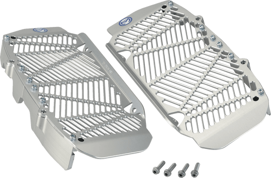 Moose Offroad Radiator Guard for Triumph 12-2024 - Silver, Part Number 12-2024 - Kelly Motorsports