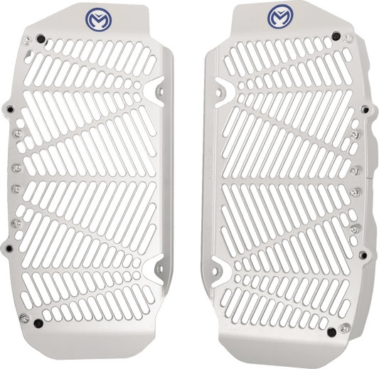 Moose Offroad Radiator Guard for Triumph 12-2024 - Silver, Part Number 12-2024 - Kelly Motorsports