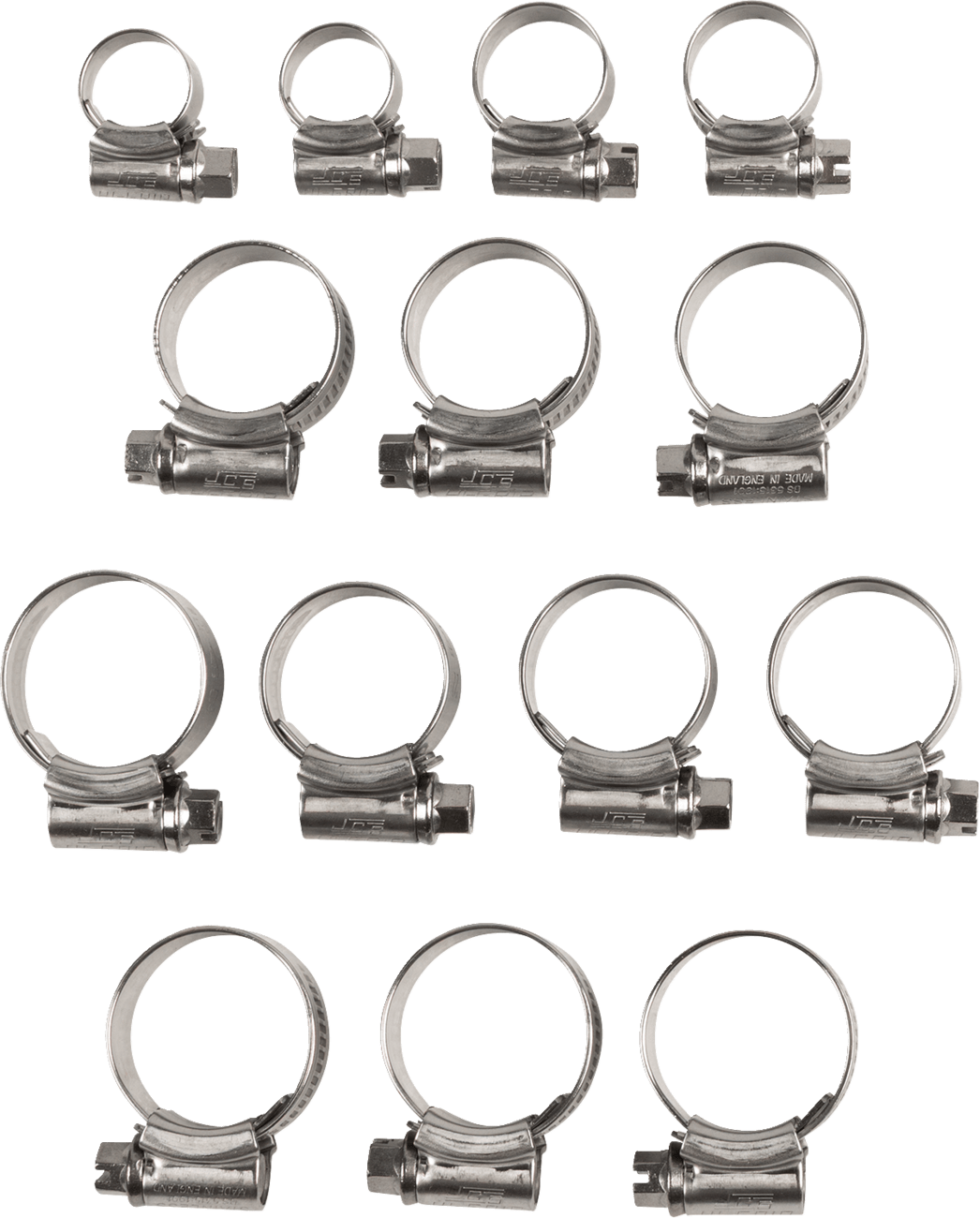 MOOSE Offroad Radiator Hose Clamp Kit for Honda CK HON-17 - Marine-Grade Stainless Steel - Kelly Motorsports