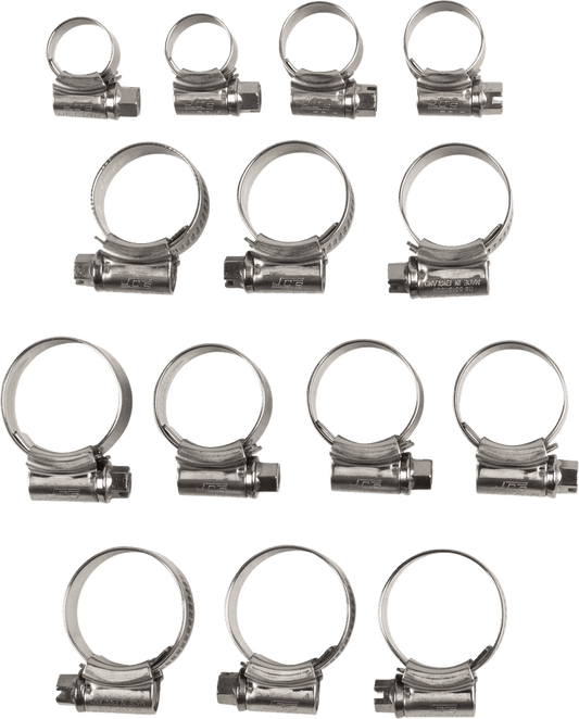 MOOSE Offroad Radiator Hose Clamp Kit for Honda CK HON-17 - Marine-Grade Stainless Steel - Kelly Motorsports