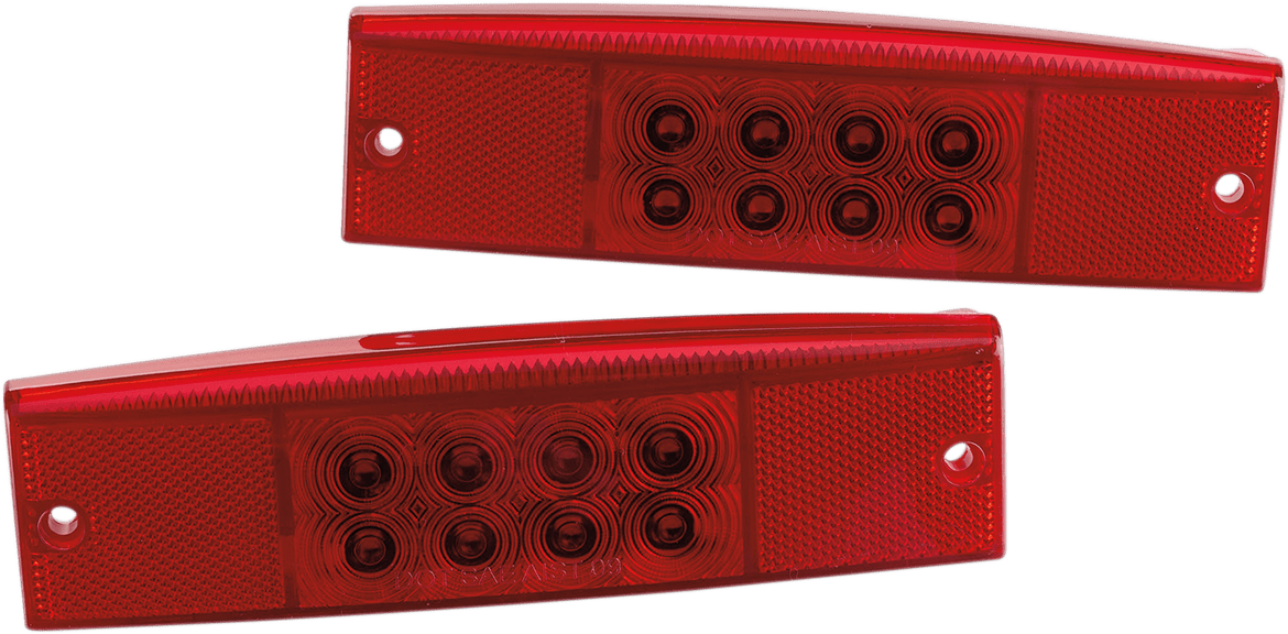 Moose Offroad Ranger Mid LED Taillights 100-2350-PU – Bright Red Replacement for Halogen Lights - Kelly Motorsports