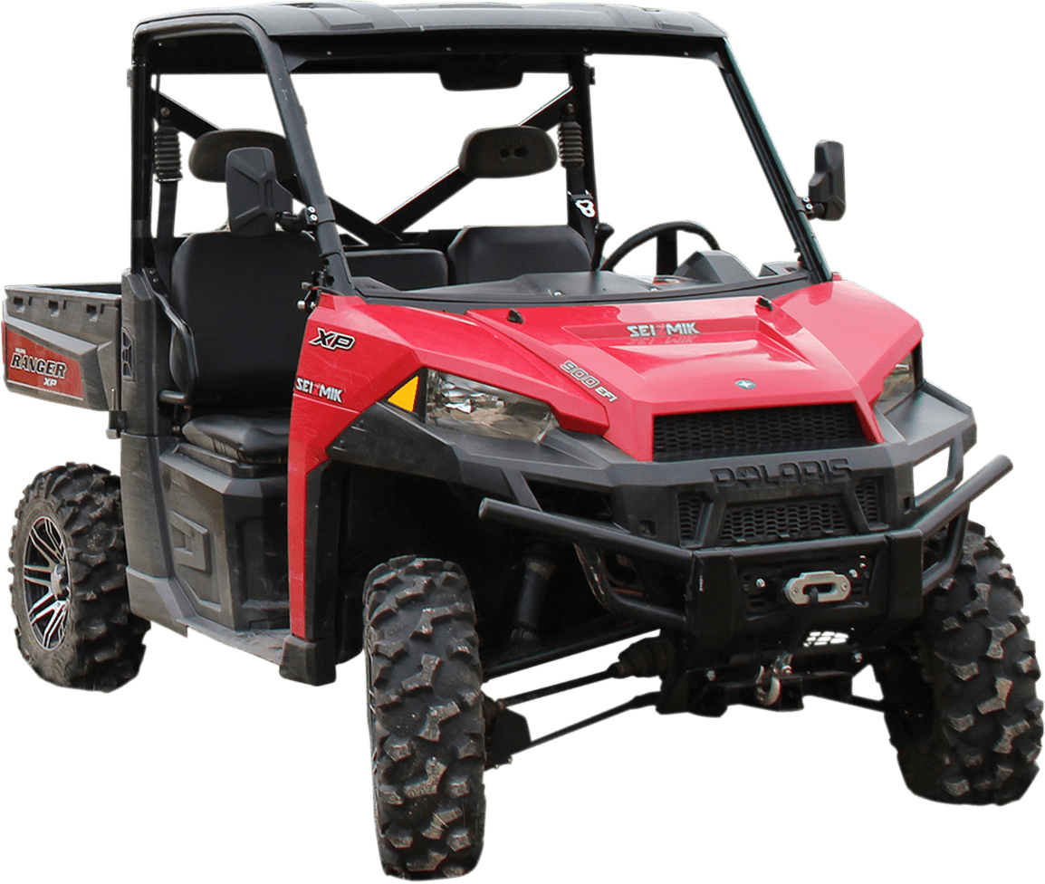 MOOSE OFFROAD Ranger Pro-Fit Side View Mirror with Break-away Housing - Black, Part Number 56-18083A - Kelly Motorsports