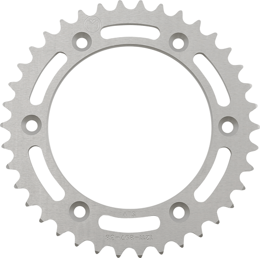 Moose Offroad Rear Aluminum Sprocket for KTM – 38 Tooth, Part Number 897-38AL - Kelly Motorsports