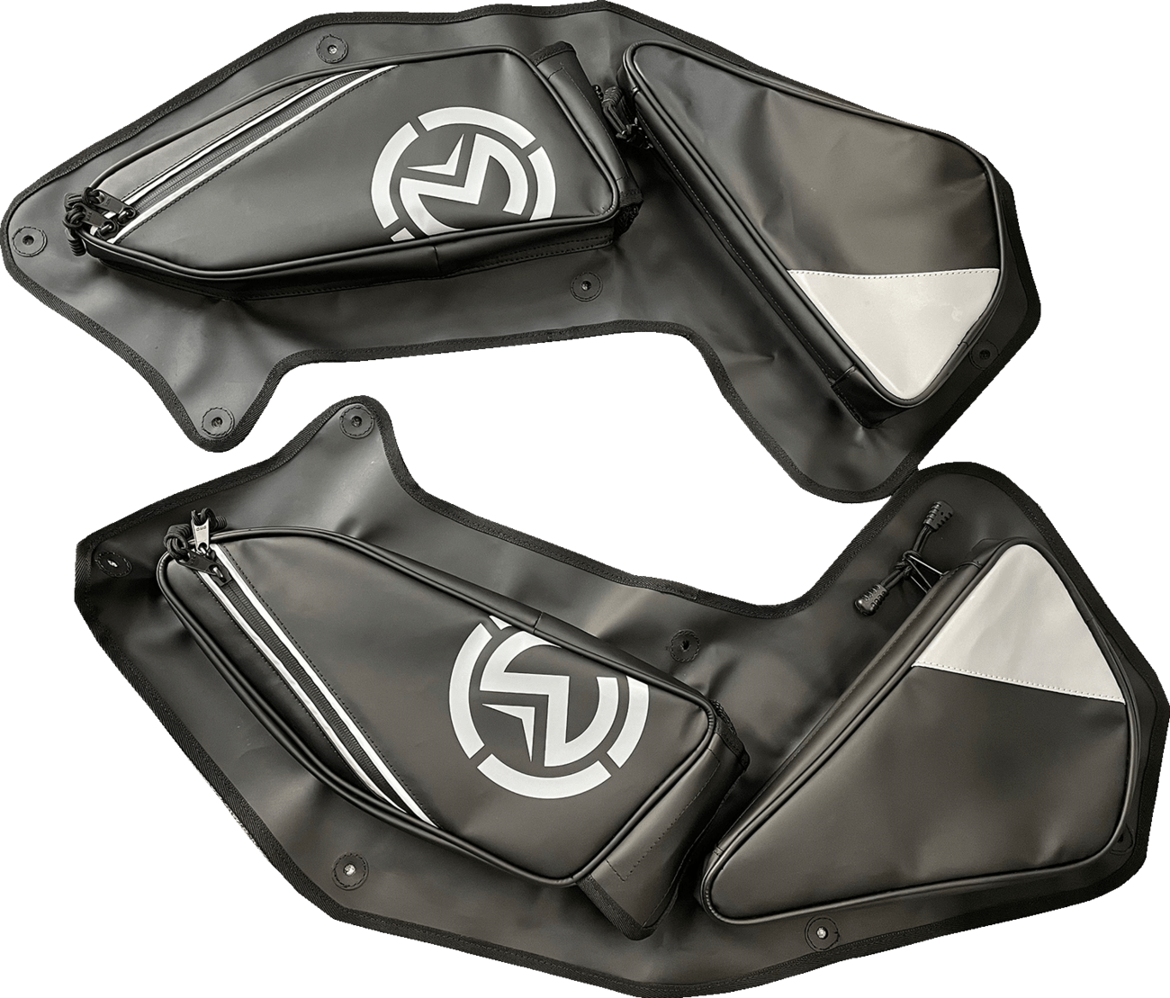 MOOSE OFFROAD Rear Door Bags for Polaris RZR Q15-5007 with Integrated Removable Knee Pads - Kelly Motorsports