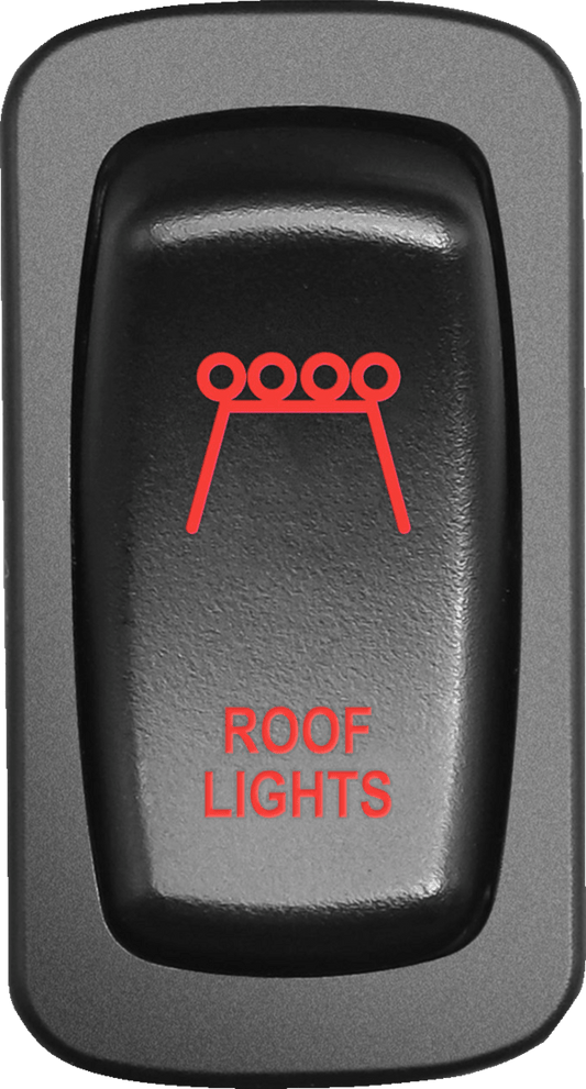 MOOSE OFFROAD Roof Light Switch with Red Backlight - Part RFL-CAR-R - Kelly Motorsports