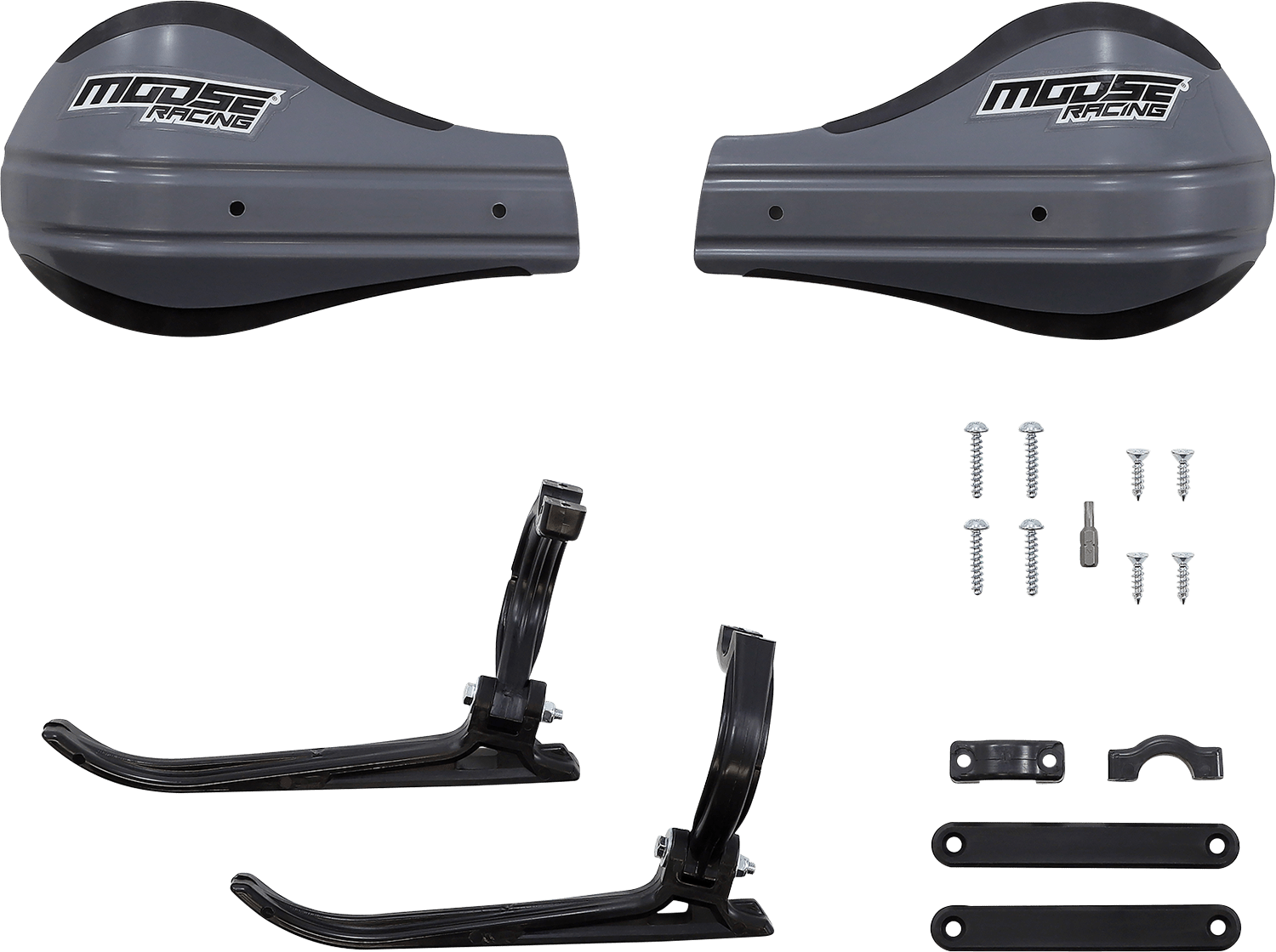 Moose Offroad Roost 2 Handguards Gray (Part No. 53-227) - Kelly Motorsports