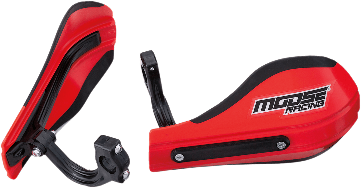 Moose Offroad Roost 2 Handguards - Red (Part Number 53-226) - Kelly Motorsports