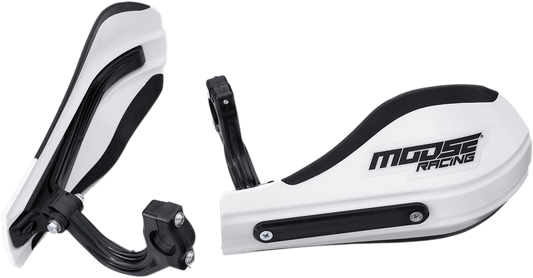 Moose Offroad Roost 2 Handguards - White (Part Number 53-220) - Kelly Motorsports