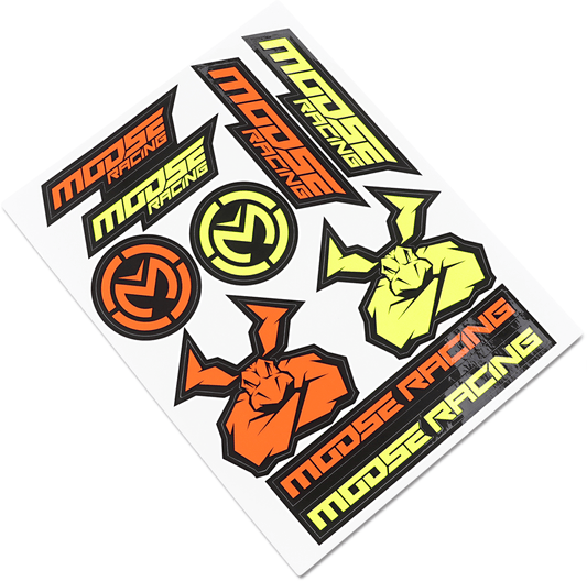 MOOSE OFFROAD S2 Decal - Moose Racing Yellow and Orange 4320-2206 - Kelly Motorsports