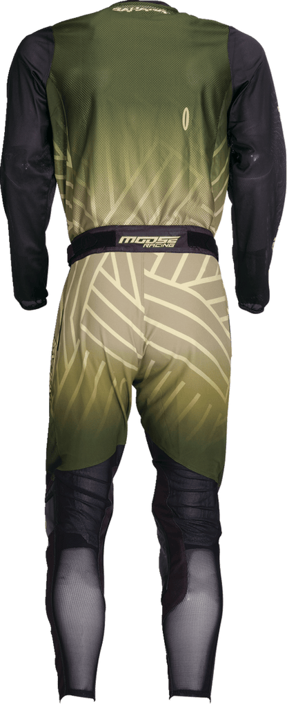 Moose Offroad Sahara Jersey - Green/Black, Small - Performance Motocross Gear - Kelly Motorsports