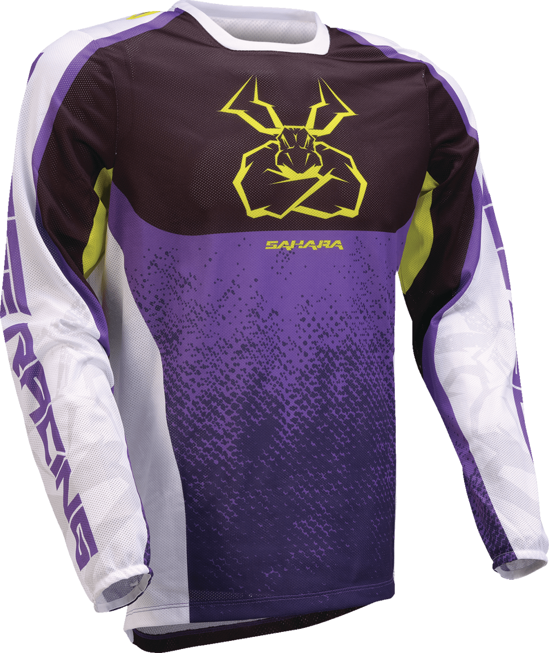 MOOSE OFFROAD Sahara Jersey - Purple/Hi-Viz, Part No. 2910-8345, XS - Kelly Motorsports