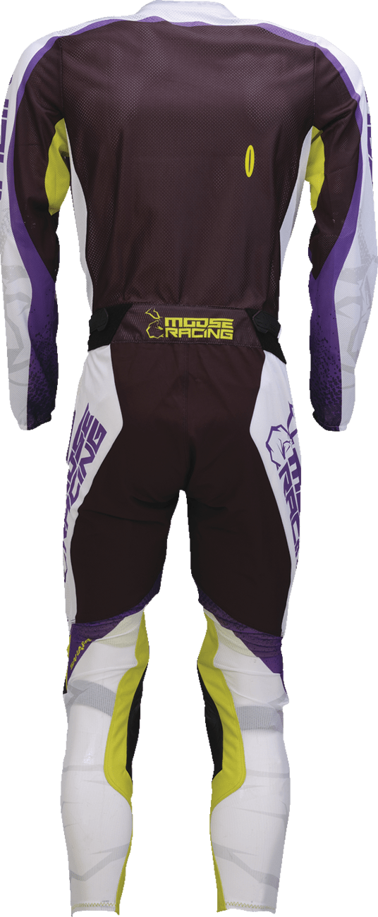 MOOSE OFFROAD Sahara Jersey - Purple/Hi-Viz, Part No. 2910-8345, XS - Kelly Motorsports