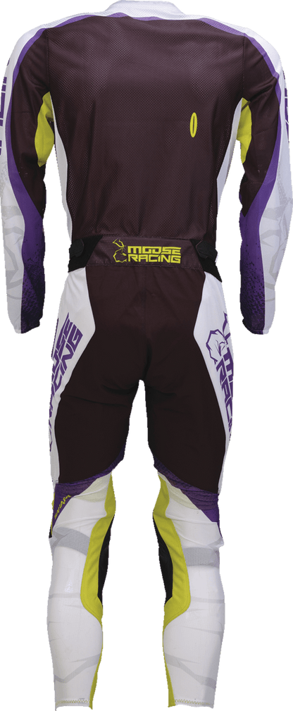 MOOSE OFFROAD Sahara Jersey - Purple/Hi-Viz, Part No. 2910-8345, XS - Kelly Motorsports