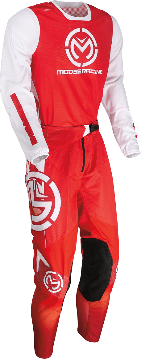 MOOSE OFFROAD Sahara Jersey - Red/White, Part Number 2910-7427, Medium - Kelly Motorsports