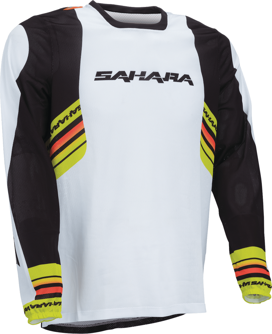 Moose Offroad Sahara Jersey White/Black XL - Performance Ventilated Offroad Riding Shirt - Kelly Motorsports