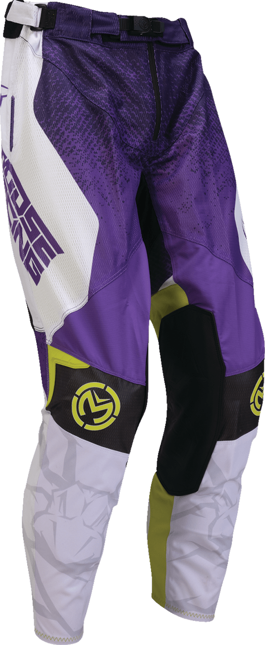 MOOSE OFFROAD Sahara Pants - Purple/Hi-Viz US 28, Part Number 2901-12083 - Kelly Motorsports