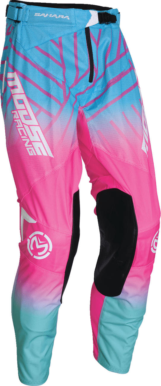 MOOSE OFFROAD Sahara Pants US 34 with Durable Knee Panels and Ventilated Design - Kelly Motorsports