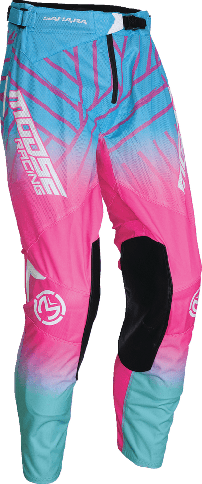 MOOSE OFFROAD Sahara Pants US 34 with Durable Knee Panels and Ventilated Design - Kelly Motorsports