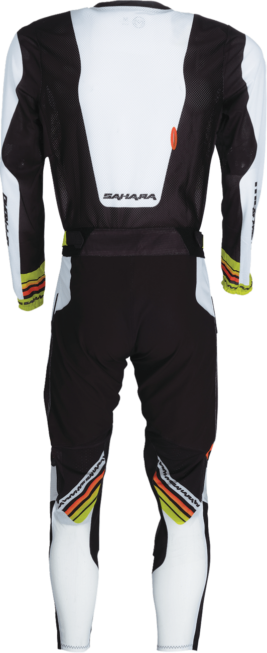 Moose Offroad Sahara Pants - White/Black US 28 Slim, Part Number 2901-12891 - Kelly Motorsports