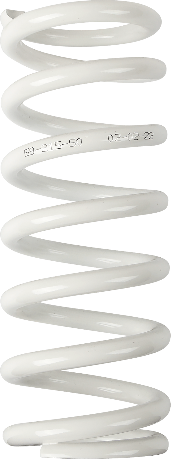 MOOSE OFFROAD Shock Spring 1312-0958, 59mm OD, 50 N/mm Spring Rate, White - Kelly Motorsports