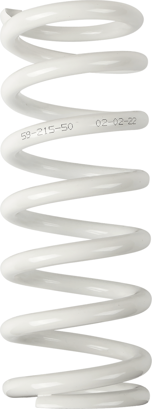 MOOSE OFFROAD Shock Spring 1312-0958, 59mm OD, 50 N/mm Spring Rate, White - Kelly Motorsports