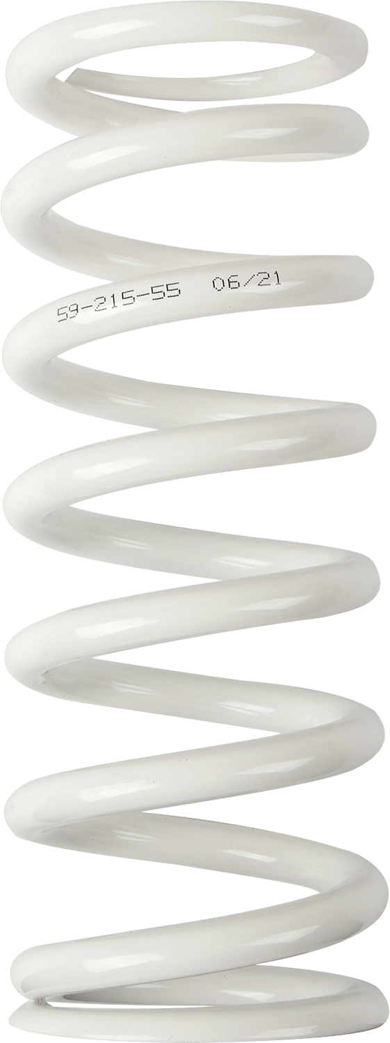 MOOSE OFFROAD Shock Spring 1312-0959 – 59 mm OD, 55 N/mm Rate, White - Kelly Motorsports