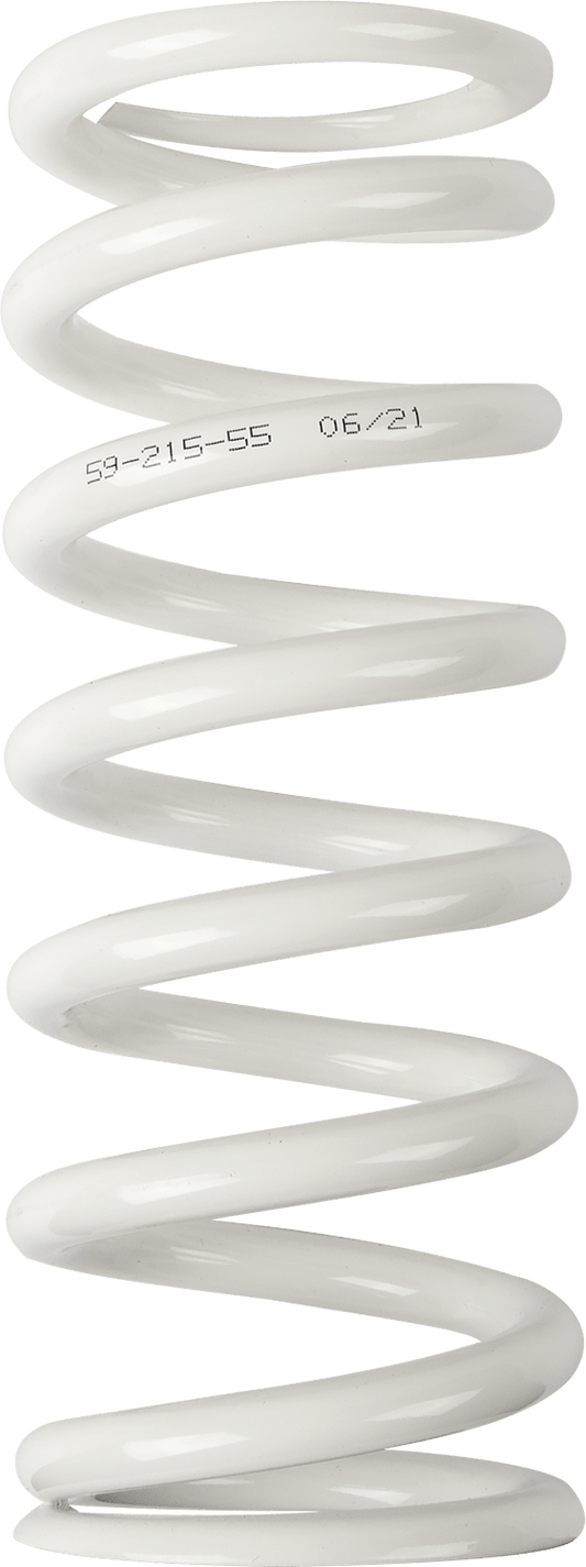 MOOSE OFFROAD Shock Spring 1312-0959 – 59 mm OD, 55 N/mm Rate, White - Kelly Motorsports
