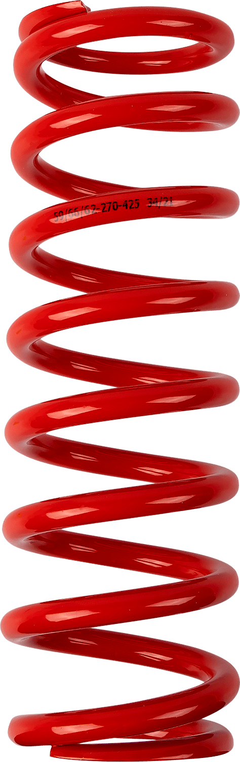 Moose Offroad Shock Spring 1312-0962 – 59/62 mm OD, 42.5 N/mm, Red for Offroad Vehicles - Kelly Motorsports