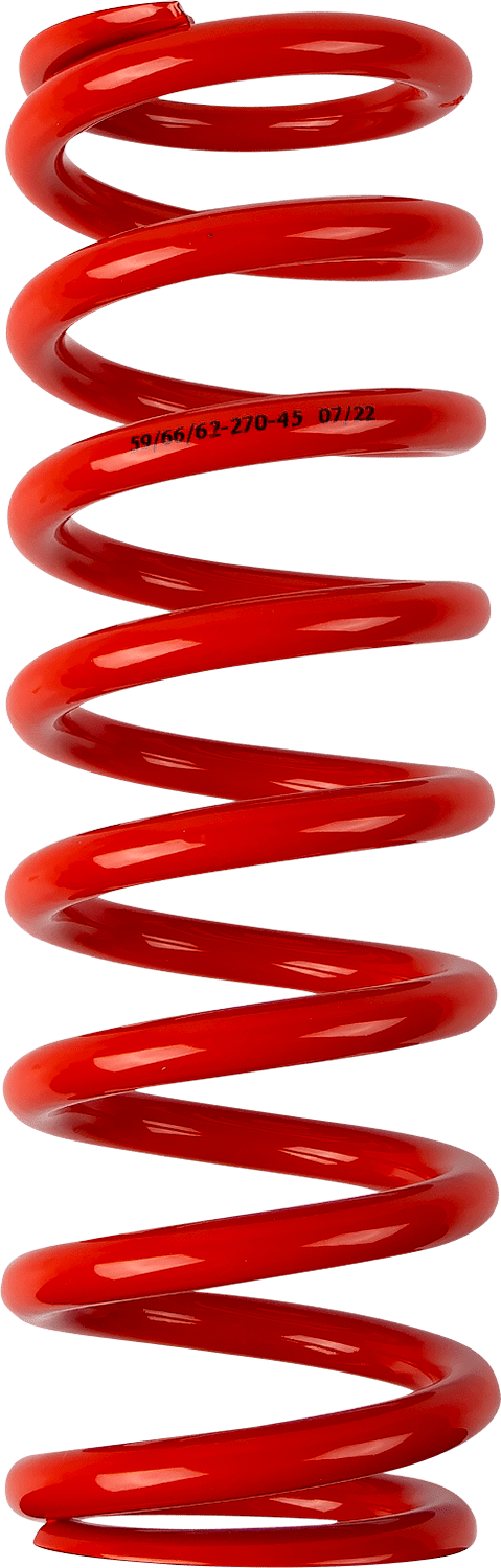 Moose Offroad Shock Spring 1312-0963 – 59/62 mm OD, 45 N/mm, Red - Kelly Motorsports