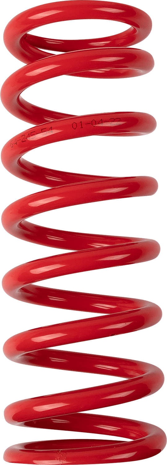 MOOSE OFFROAD Shock Spring 1312-0991 - 64/66 mm OD, 54 N/mm Rate, Red - Kelly Motorsports